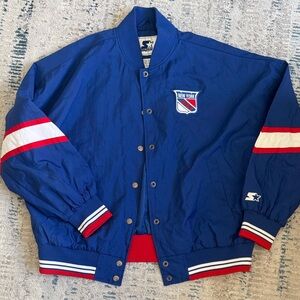 Women’s Starter New York Rangers Jacket size large